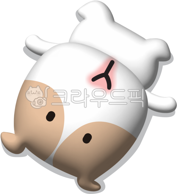Guinea pig,illustration,3D,plump,cute,animal,character,emoticon,bored,idle