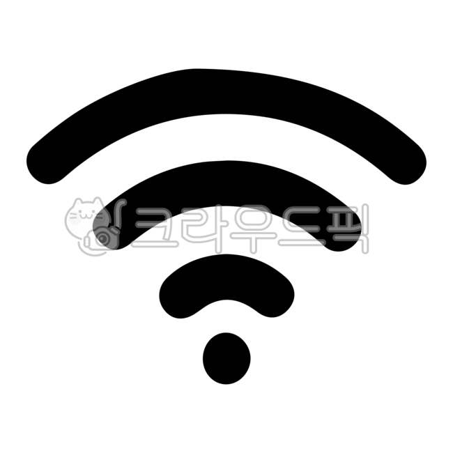 아이콘,심플,와이파이,일러스트,검정색