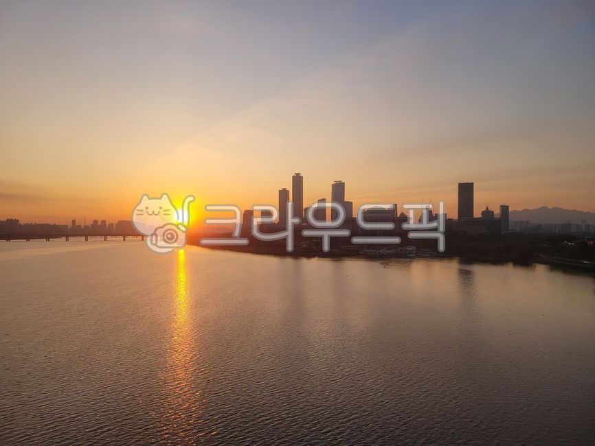 한강,일출,출근길,새벽,새해,해돋이,일몰,하늘