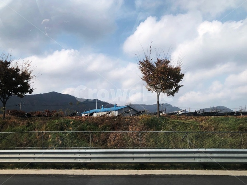 하늘,구름,시골,산,풍경,도로,나무