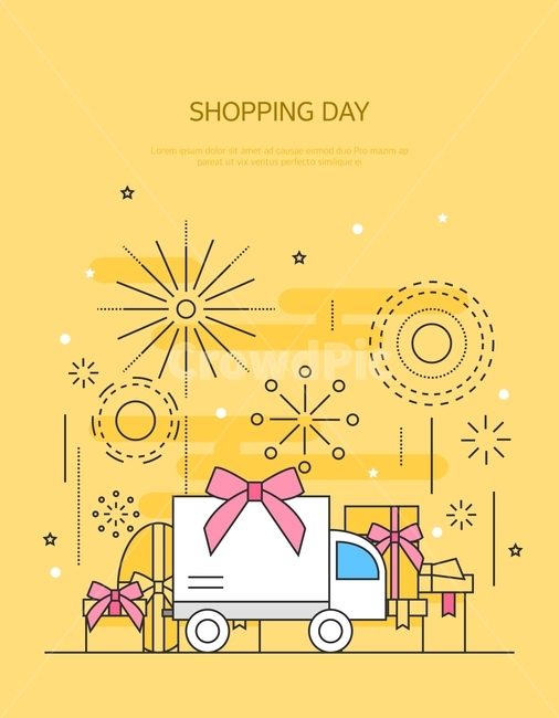 택배,배송,선물상자,폭죽,선물,쇼핑,라인,라인일러스트,쇼핑,shopping,그래픽,일러스트레이션,graphic,illustration