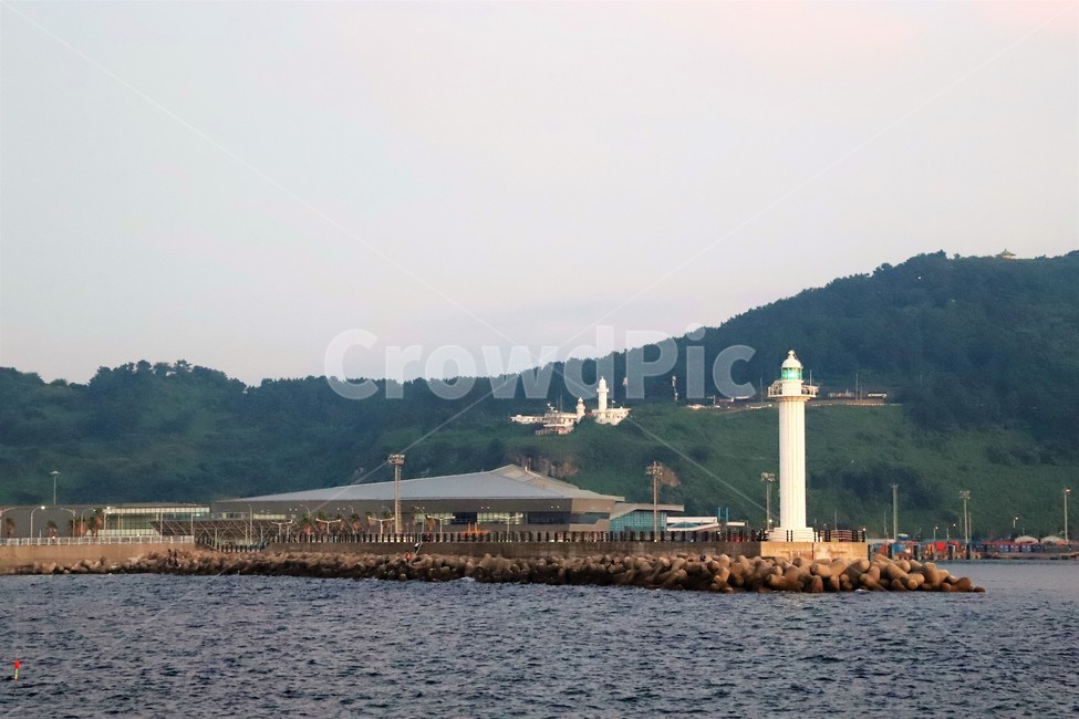 등대,제주항,사라봉,방파제,여객터미널,등대,lighthouse