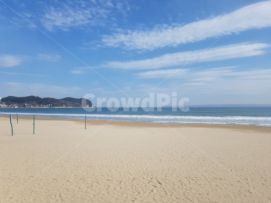바다,하늘,백사장,바닷가,여름,자연,풍경,nature,landscape,해변,바다,beach,sea,shoreline,해안선,water,물,ocean,대양,outdoors,옥외,land,땅