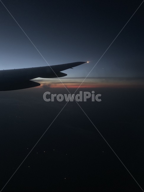 하늘,비행기,야경,airplane,nature,자연,교통,교통수단,traffic,transportation
