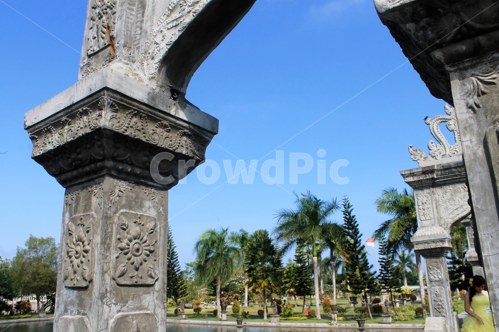 인도네시아,발리,카랑아셈,까랑아쎔,물의궁전,궁전,고대건축,ancientarchitecture,다리,bridge,붉은집,붉은기와,redhouse,해외,외국,세계,foreign,oversea,world,건축물,건물외관,exterior,building,structure,architecture,construction
