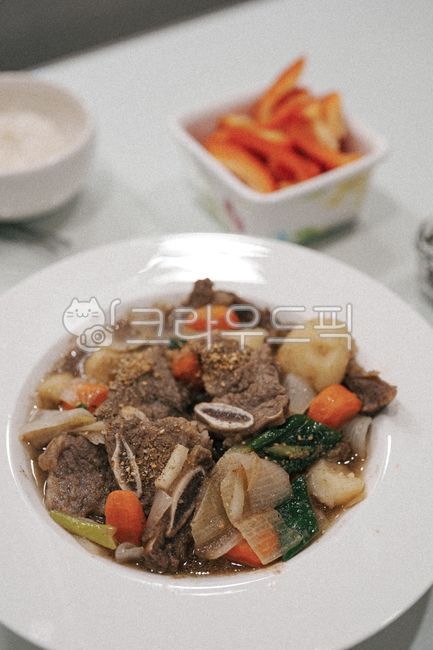 meal,la galbi,dish,Pork barbecue,rib,cooking,homecook,home food,food