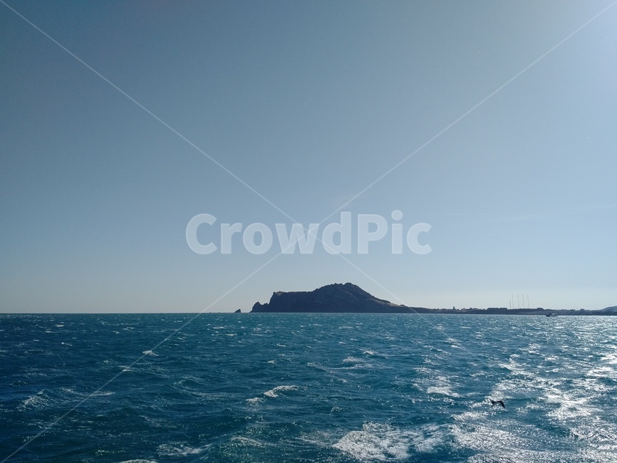 섬,해안선,파도,바다풍경,바다한복판,sea,wave,ontheboat,horizon