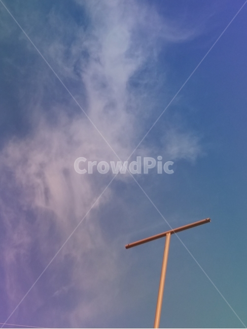하늘,sky,구름,막대,색