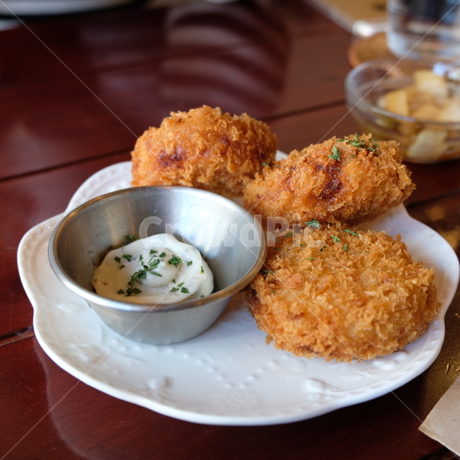 고로케,음식,튀김,플레이팅,일식,감자고로케,요리,food,friedfood