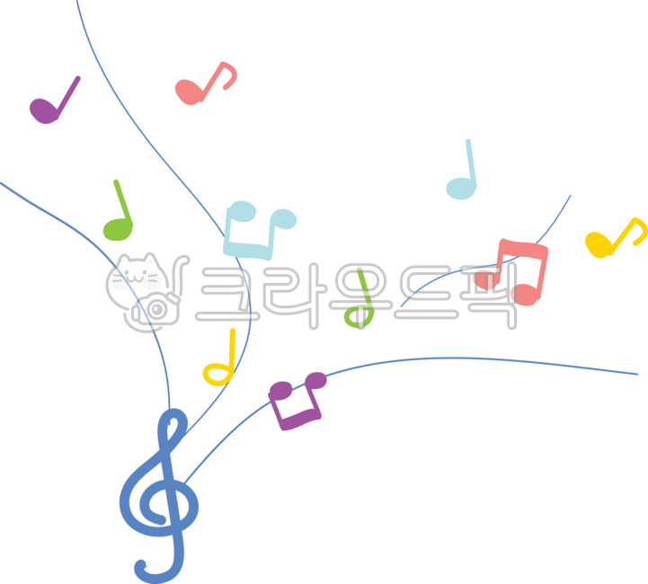음표, 음악, 오선, 오선지, 높은음자리표, 사진,이미지,일러스트,캘리그라피 - ziziyam작가