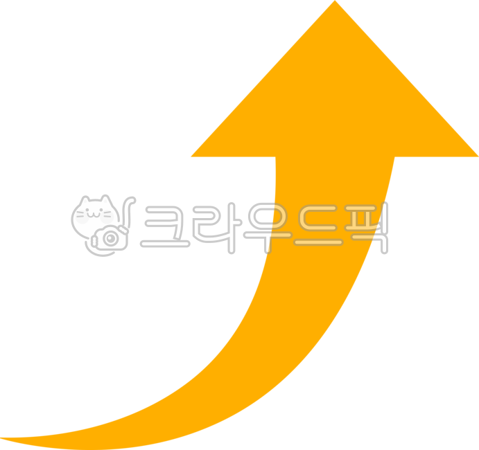 도형,기호,아이콘,그래픽,png,화살표,방향,화살,상승,위,up,업,상징,symbol,노란색,노랑,옐로우,yellow