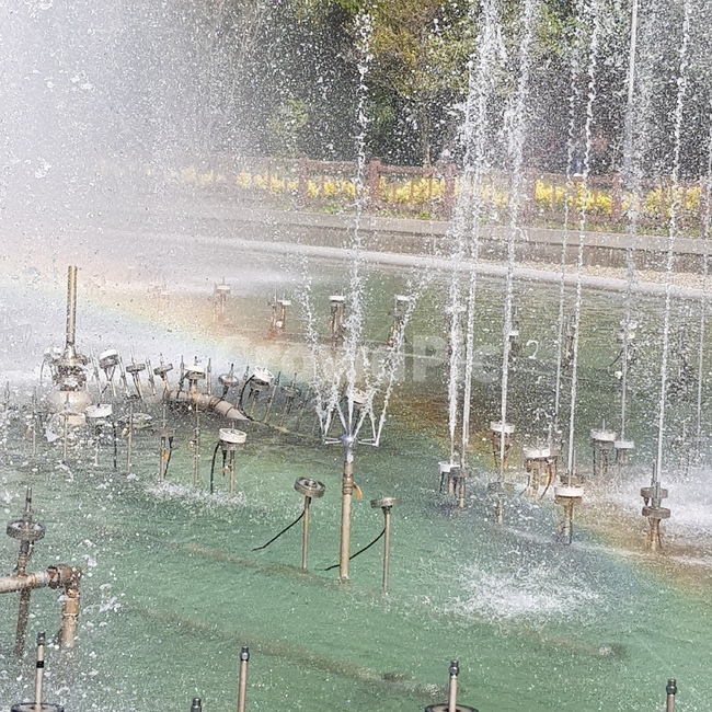 분수,무지개,물,fountain,물놀이