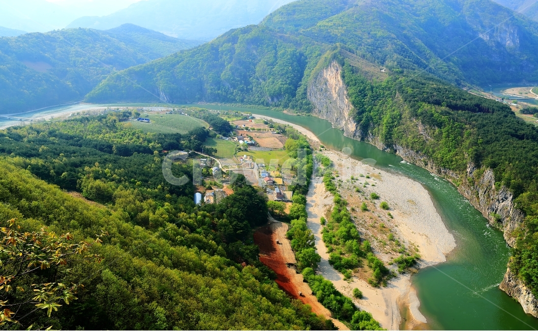 동강,제장마을,칠족령,강,강원도,자연,풍경,nature,landscape,시골,마을,country,rural,town,scenery,outdoors,옥외,경치,aerial view,조감도