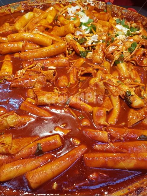 떡볶이,음식,맛있는,빨간,분식