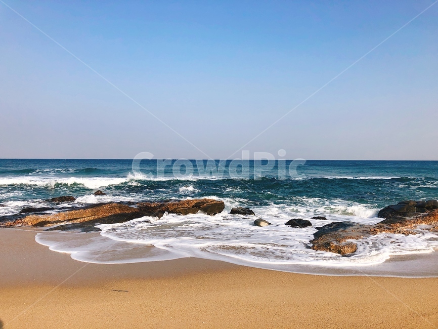 바다,하늘,파랑,파도,자연,ocean,sky,rock,nature,해변,바다,beach,sea