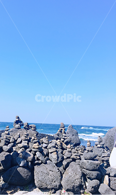 제주도,제주도돌,돌,바다,우도,자연,하늘,제주도우도