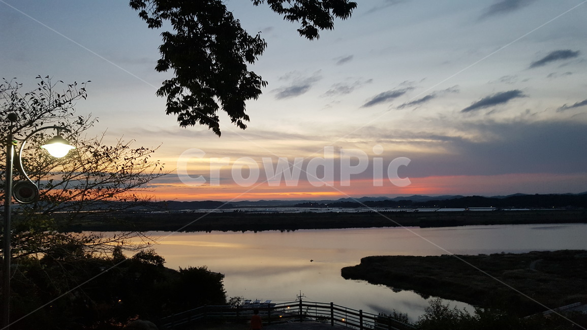 노을,저녁,하늘,전망,구름,노을빛,해질녘,sun,sunset,sky,evening,clouds,view,river,강