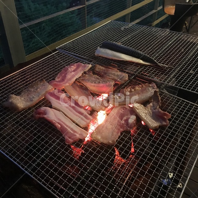 바베큐,삼겹살,여행,숯불,고등어,고기,구이,캠핑,캠프,여름,음식,음식,식재료,요리,food,cook,meal,dishes,food reserves