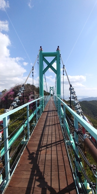 다리,흔들다리,적석산,양촌,진동면,마산