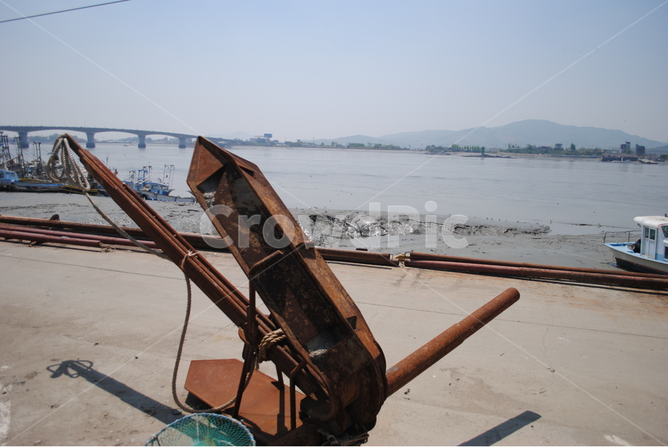 부둣가,배,바다,sea,닻,조형물,ship,어망,fishingnet