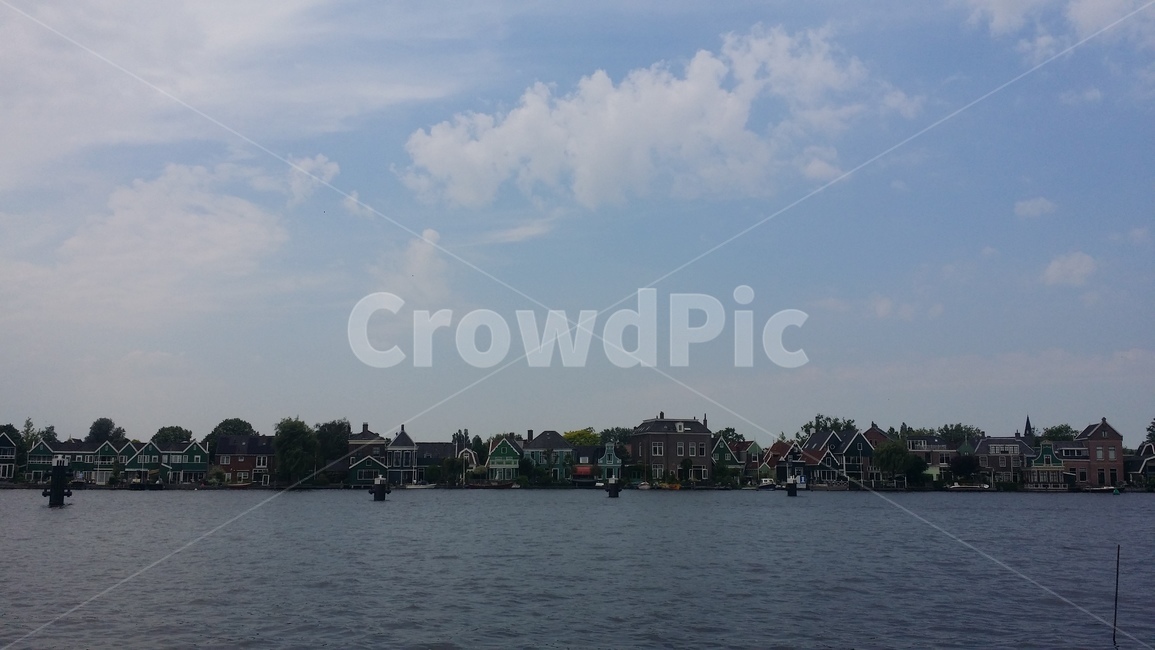 잔세스칸스,네덜란드,zaanse,schans,잔강,잔담,netherlands,목조,가옥,관광지,hotspot,wood,house,하늘,sky,river,zan,zaan