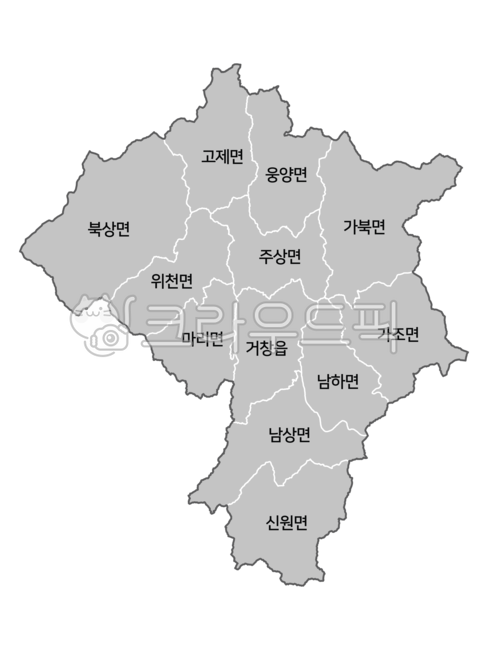 거창군행정지도,거창군,거창,거창군행정구역,거창군지도