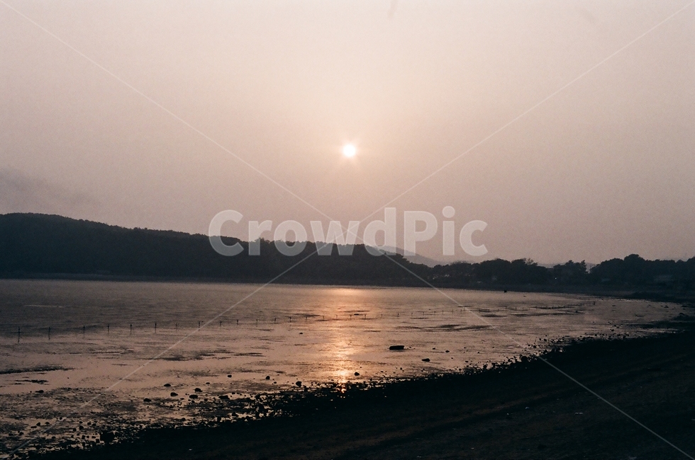 노을,석양,해,바다,풍경,film,filmcamera,필름,감성,감성사진