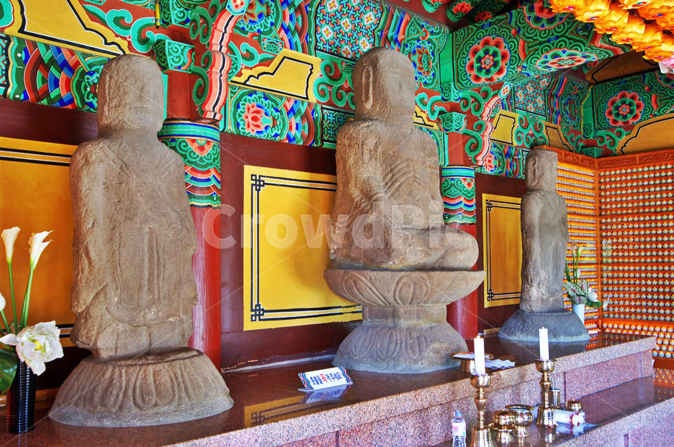 Stone Triad Buddha,Collaborative payment,Bongnyeongsa Temple,Goryeo Dynasty,Original Buddha,Provincial Tangible Cultural Heritage,Suwon