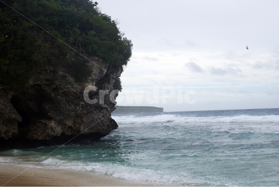 레더비치,사이판해변,흐린바다,파도,태평양,beach,자연,풍경,nature,landscape,해변,바다,beach,sea,promontory,곶,outdoors,옥외,shoreline,해안선,water,물,ocean,대양,cliff,낭떠러지