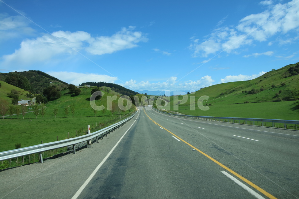 뉴질랜드,자연,고속도로,freeway,nature,road,도로,highway,푸른하늘,하늘