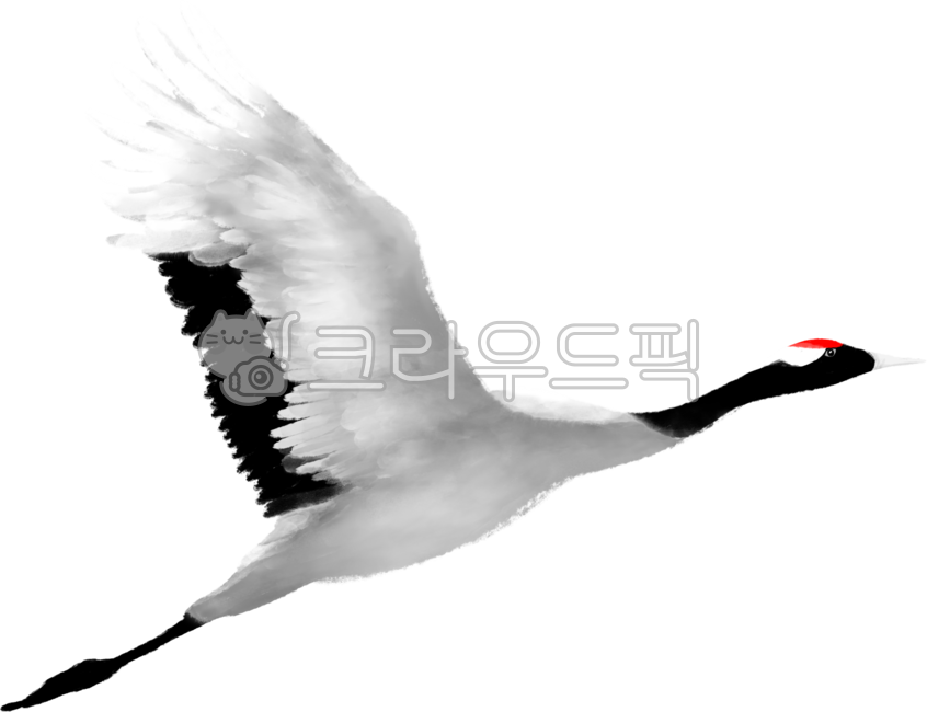 학, 두루미, 새, 수묵화, 동양화, 사진,이미지,일러스트,캘리그라피 - phpeace3작가