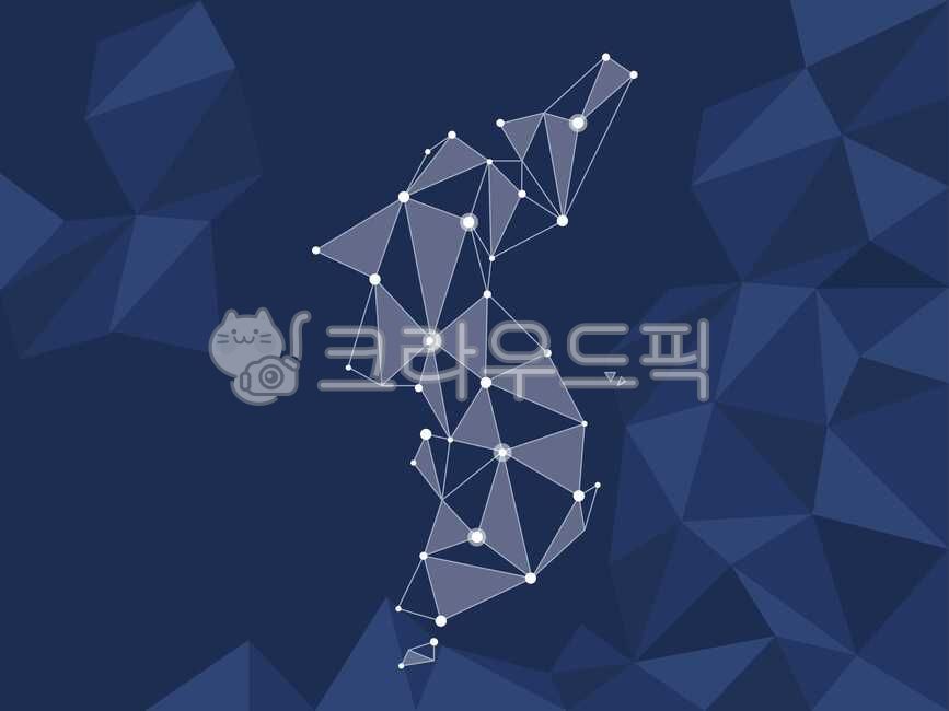 line,dot,line drawing,triangle,futuristic,white,drawing,vector,map,business,polygonal,korean,map of korea,korea,White,blue,polygon,painting,illustration