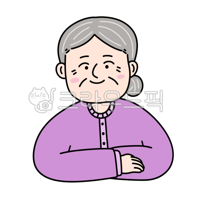 할머니,할머니일러스트,부모님,어버이날,엄마,노인,실버,노년,어버이날일러스트,노부부,어머니,백발,노인일러스트,미소,웃고있는,웃음,할머니캐릭터,시어머니