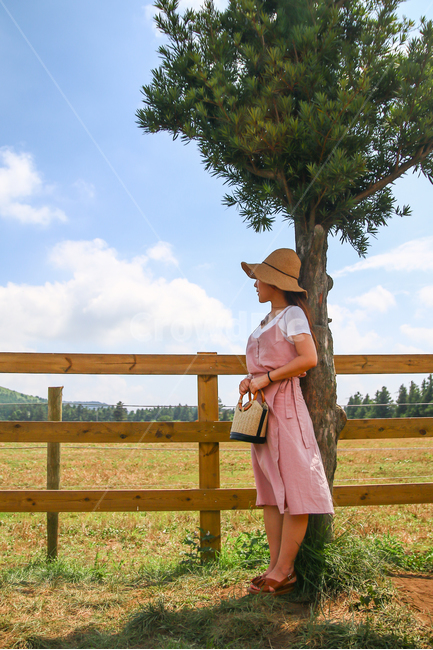 여성,여자,목장,모델,여행,풍경,성이시돌,제주도,성이시돌목장,제주,여름,경치,자연,경관,자유,시원한,바람,소녀,파란,하늘,파란하늘,울타리,모자,아름다운,자유로운,제주도여행,사람,인물,인간,human,person,여성,여자,woman,female,lady,여행,휴가,traveling,vacation,trip