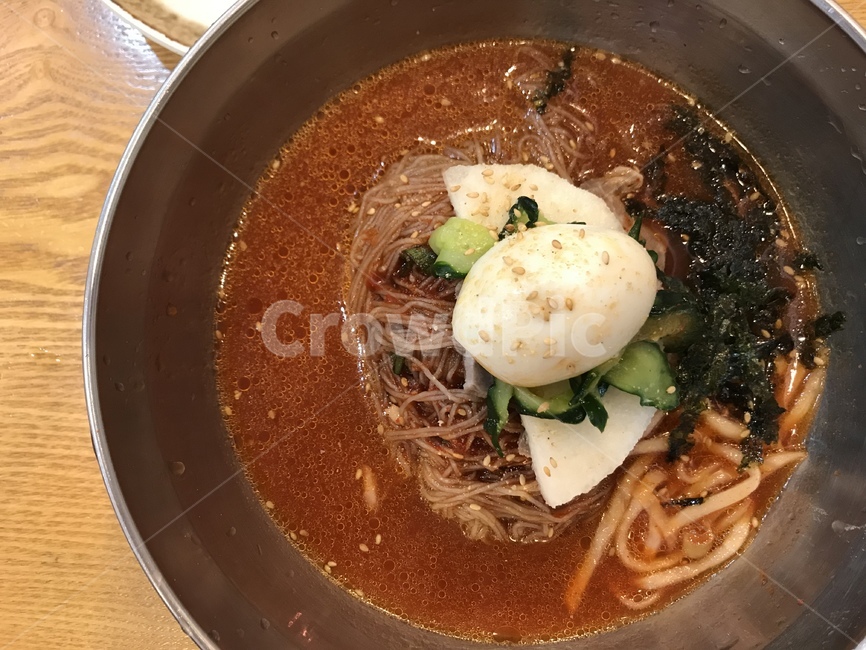 냉면,물비빔면,비빔냉면,여름,여름음식,점심,음식