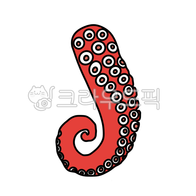 문어다리,octopustentacle,문어다리하나,singletentacle,해산물,seafood,문어,octopus,해양음식,marinefood,식재료,foodingredient,이국적음식,exoticfood,음식일러스트,foodillustration,문어그림,octopusdrawing,심플일러스트,simpleillustration,문어다리한개