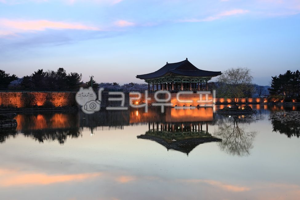 안압지 야경 경주 동궁 월지 사진이미지일러스트캘리그라피 프리이미지작가 