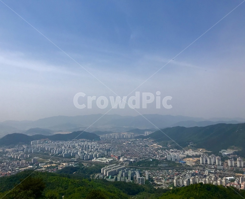 전경,도시,전망,경치,경관,야외,풍경,산,아파트,백그라운드,배경,하늘,city,landscape,background,sky