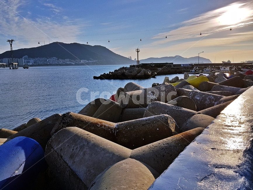 바다,방파제,sea,부산,seawall,테트라포트,tetrapod,busan,landscape