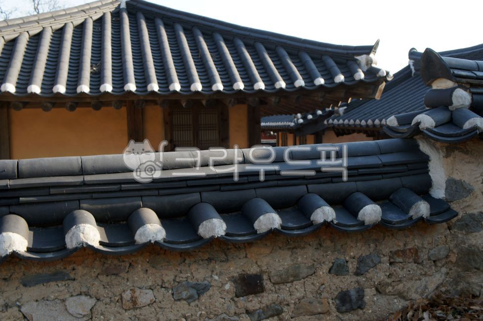 stone wall,tile roof,mud wall,tile fence,traditional architecture