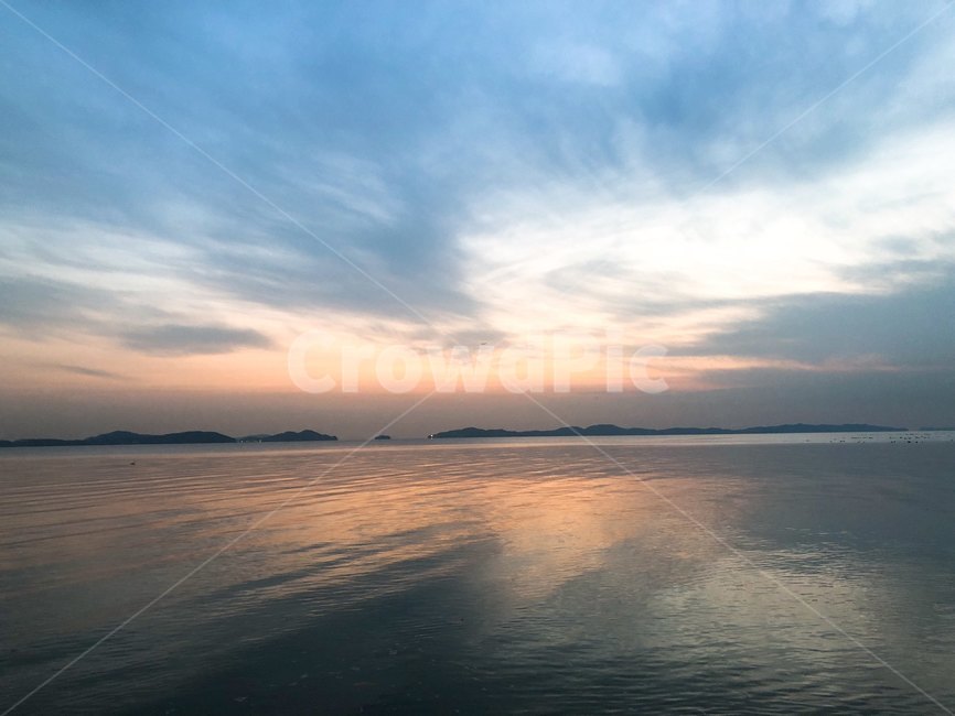 바다,노을,하늘,구름,풍경,해변