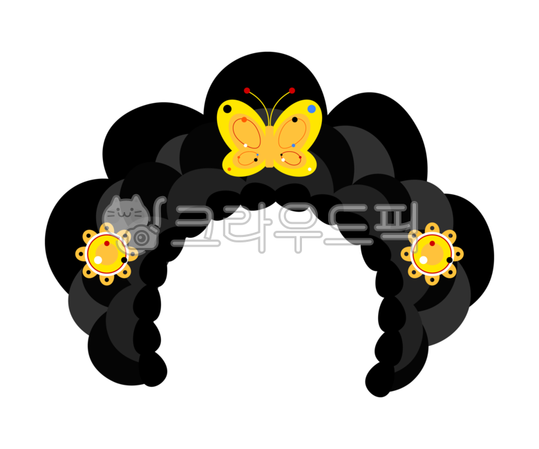 가채,중전머리,한복머리,머리장식,한복장식,가채머리띠,머리띠,한복머리띠,중전,여성머리,조선시대,장신구,헤어장식,나비,꽃