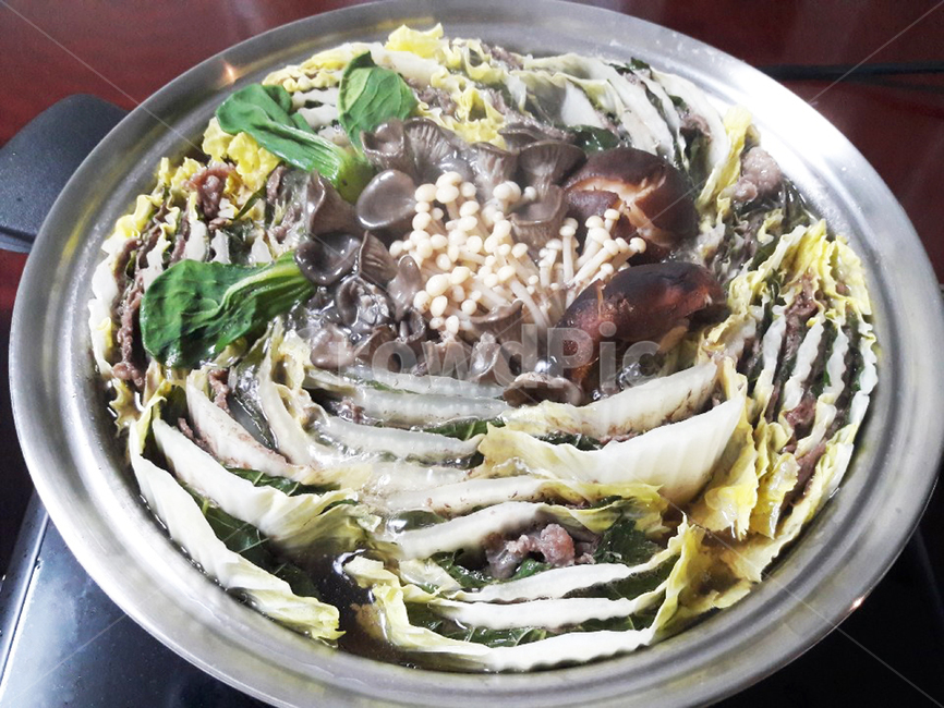 음식,냄비,밀푀유,잔치,홈파티,파티,밀푀유나베