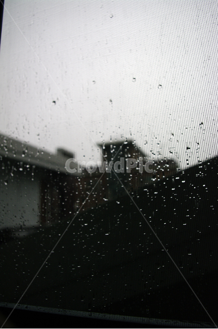방충망,비,도시,물방울,빗방울,건물,창,비,비오는날,rain,rainy
