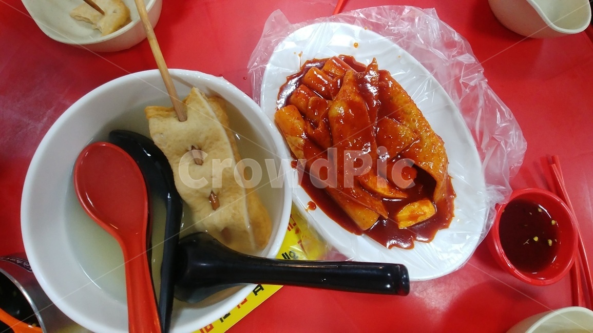 Snack restaurant menu,Bupyeong Kkangtong Market,fish cake,snack bar food,Fish cake,Water rice cake,Odeng soup,Tteokbokki,Jin Restaurant