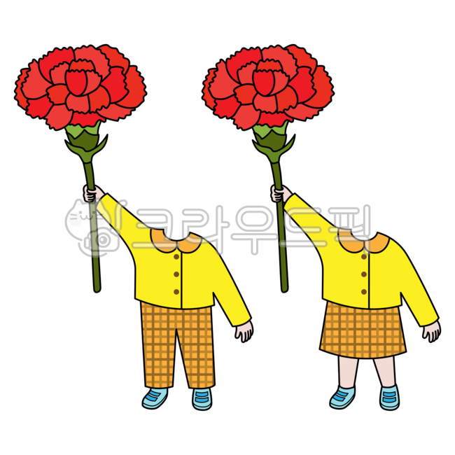 carnation card,Frame illustration,carnation,face composition,Make a card,thanks,red,notification,vecter,children,synthetic data,Put your face,Thank you,Carnation illustration,Teachers Day Materials,announcement,floral,family month,Activity data,carnation 