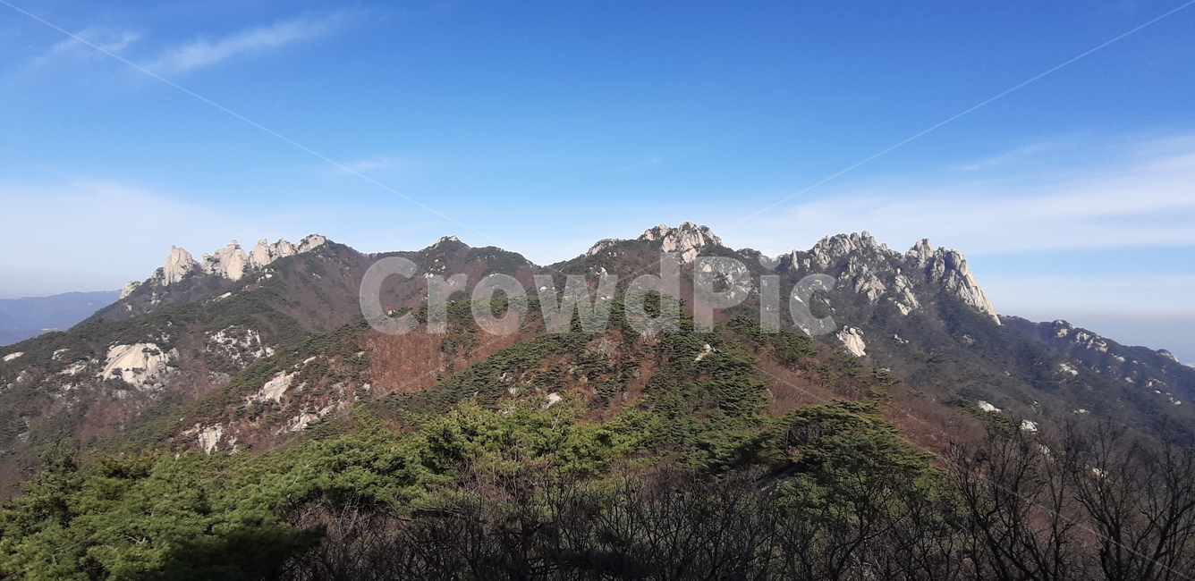 도봉산,능선,오봉,자운봉,칼바위,자연,풍경,nature,landscape,한국자연풍경,한국자연경관,korea nature landscape,outdoors,옥외,mountain range,산맥,mountain,산,slope,경사