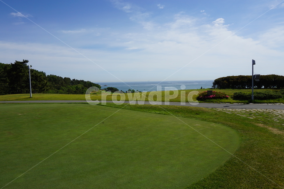 field,들,outdoors,옥외,골프장,골프,골프코스,golf,golfcourse,green,sky,puttinggreen,퍼팅그린,중국골프장,china,자연,풍경,nature,landscape