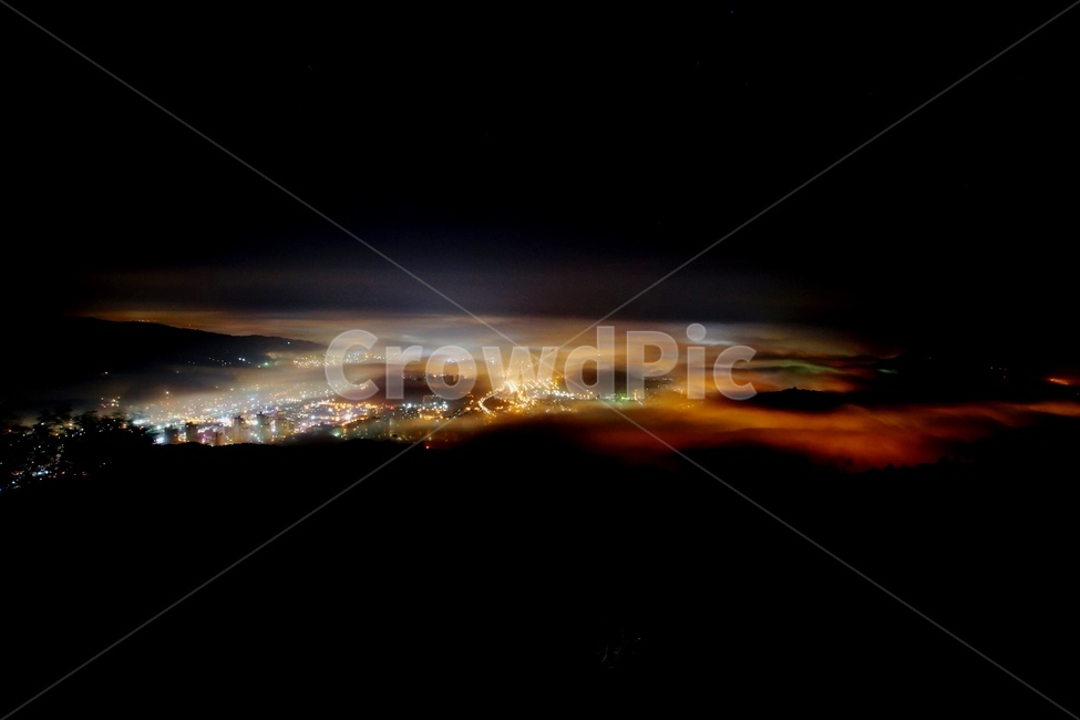 대전시,대전관광,야경,식장산,운해,야경,밤,풍경,nightscape,night,landscape