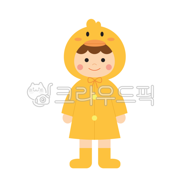 비옷, raincoat, 우비, 장마, 여름, 사진,이미지,일러스트,캘리그라피 - 그림이작가
